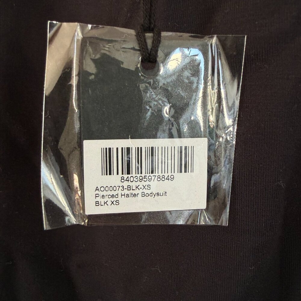 KHY Black Pierced Halter Bodysuit New With Tags - Picture 5 of 5